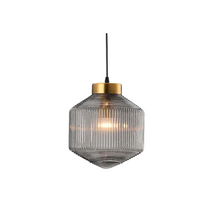 Torvell Ribbed Pendant Light 2