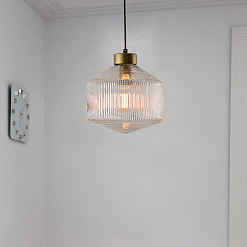 Torvell Ribbed Pendant Light 3