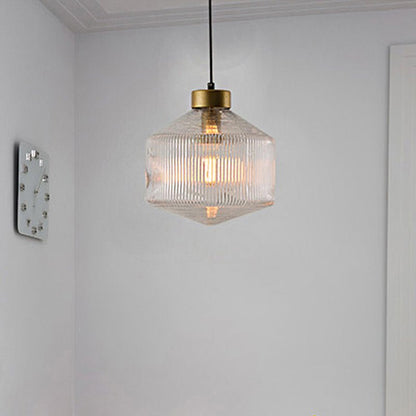 Torvell Ribbed Pendant Light 3