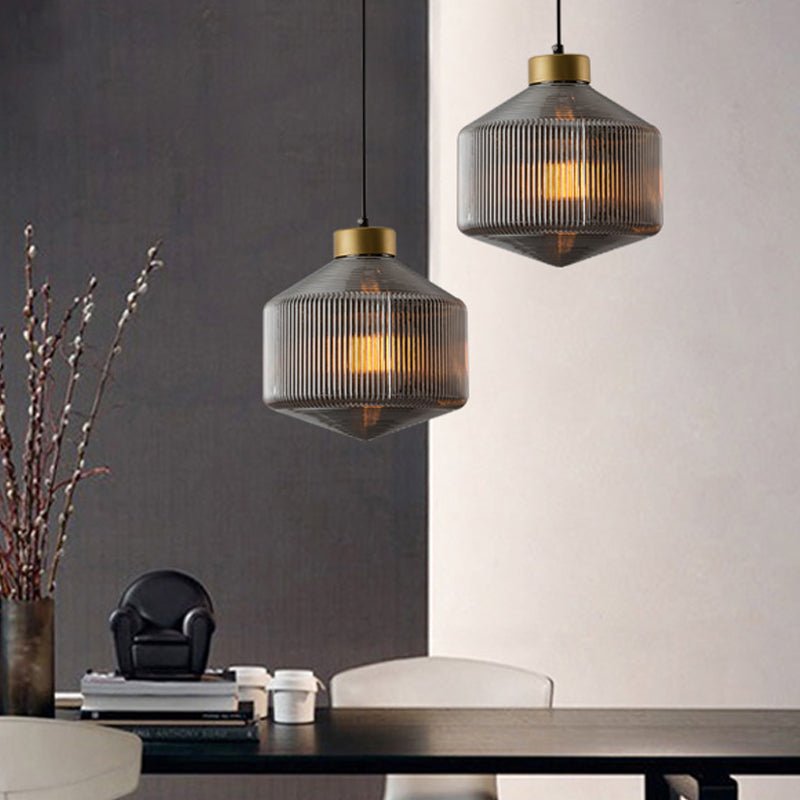 Torvell Ribbed Pendant Light 4