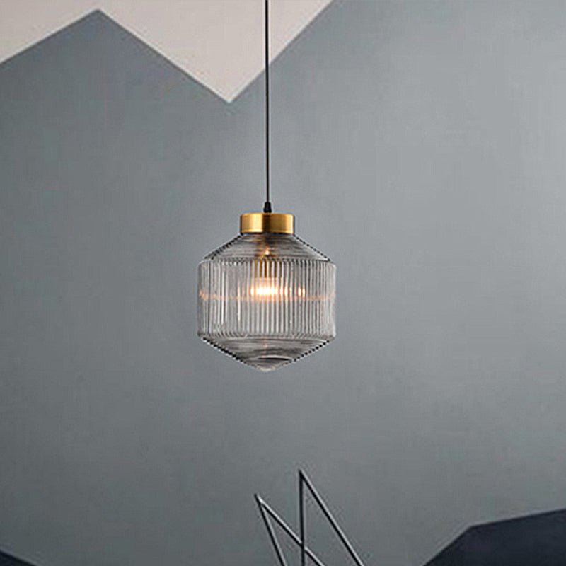 Torvell Ribbed Pendant Light 6