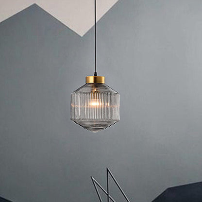 Torvell Ribbed Pendant Light 6