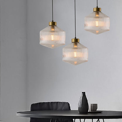 Torvell Ribbed Pendant Light 7