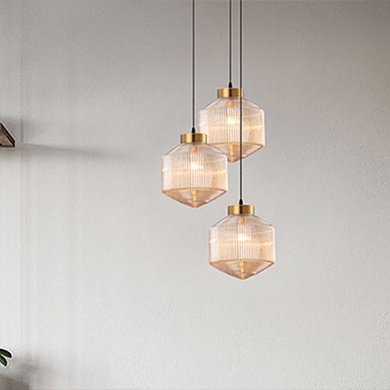 Torvell Ribbed Pendant Light 8