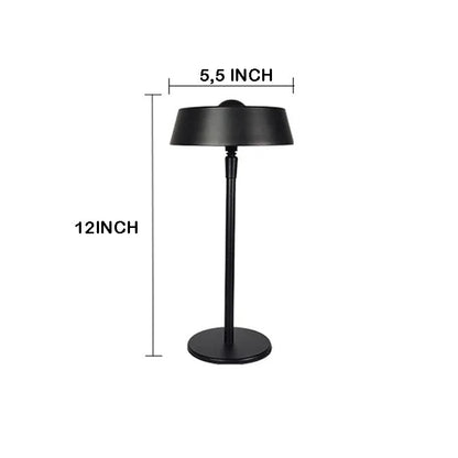 Portable LED Table Lamp - Wireless Rechargeable Desk Light for Bedroom and Study - White