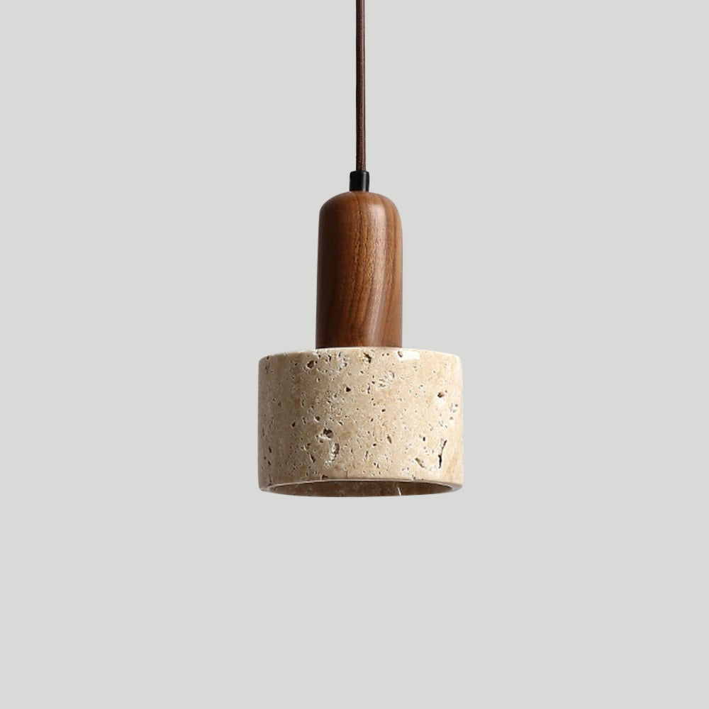 Travertine Wabi Pendants 1