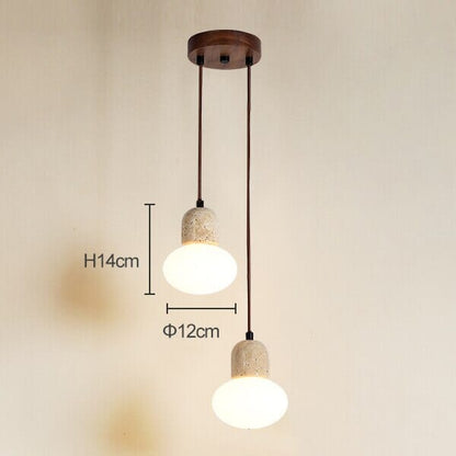 Travertine Wabi Pendants 10