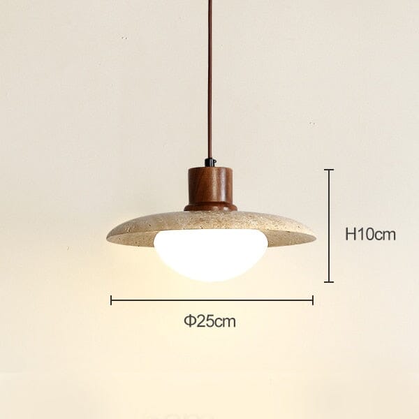 Travertine Wabi Pendants 12