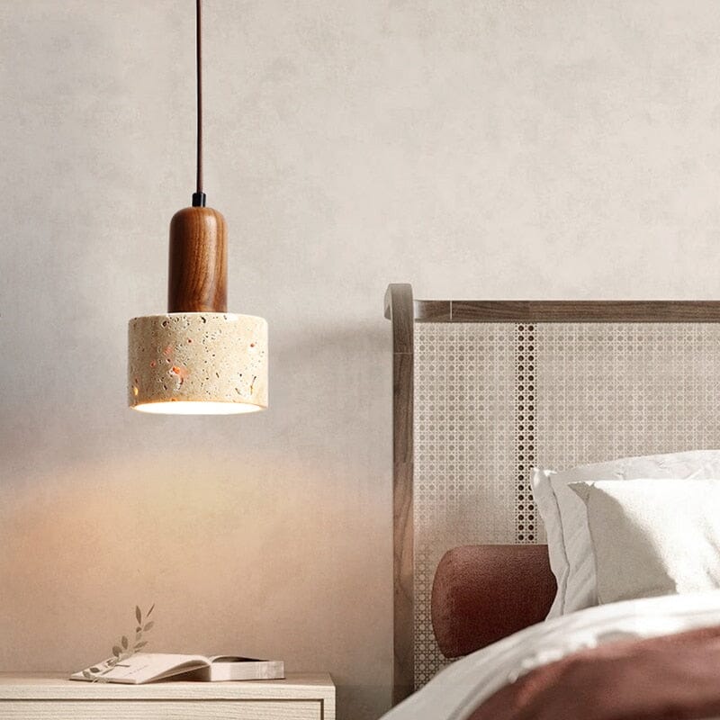 Travertine Wabi Pendants 13