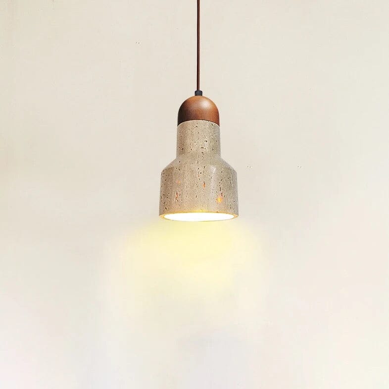 Travertine Wabi Pendants 15