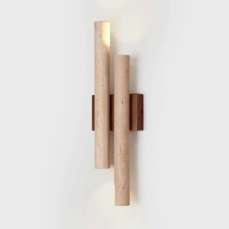 Travertine stone bedroom wall lamp up and down 2