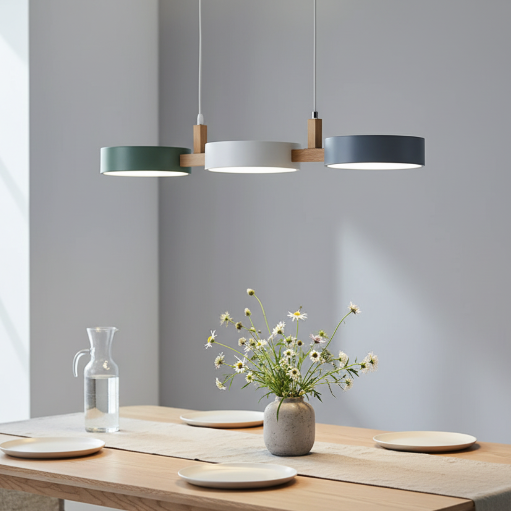 Trestle Linear Pendant Light - Scandinavian Design for Dining & Kitchen Spaces 0