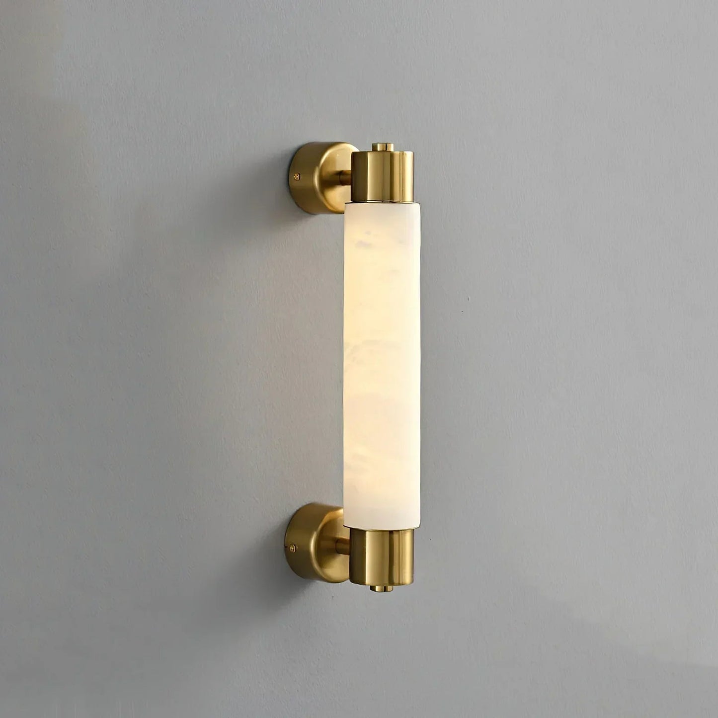 Tube Alabaster Cylinder Wall Lamp 0