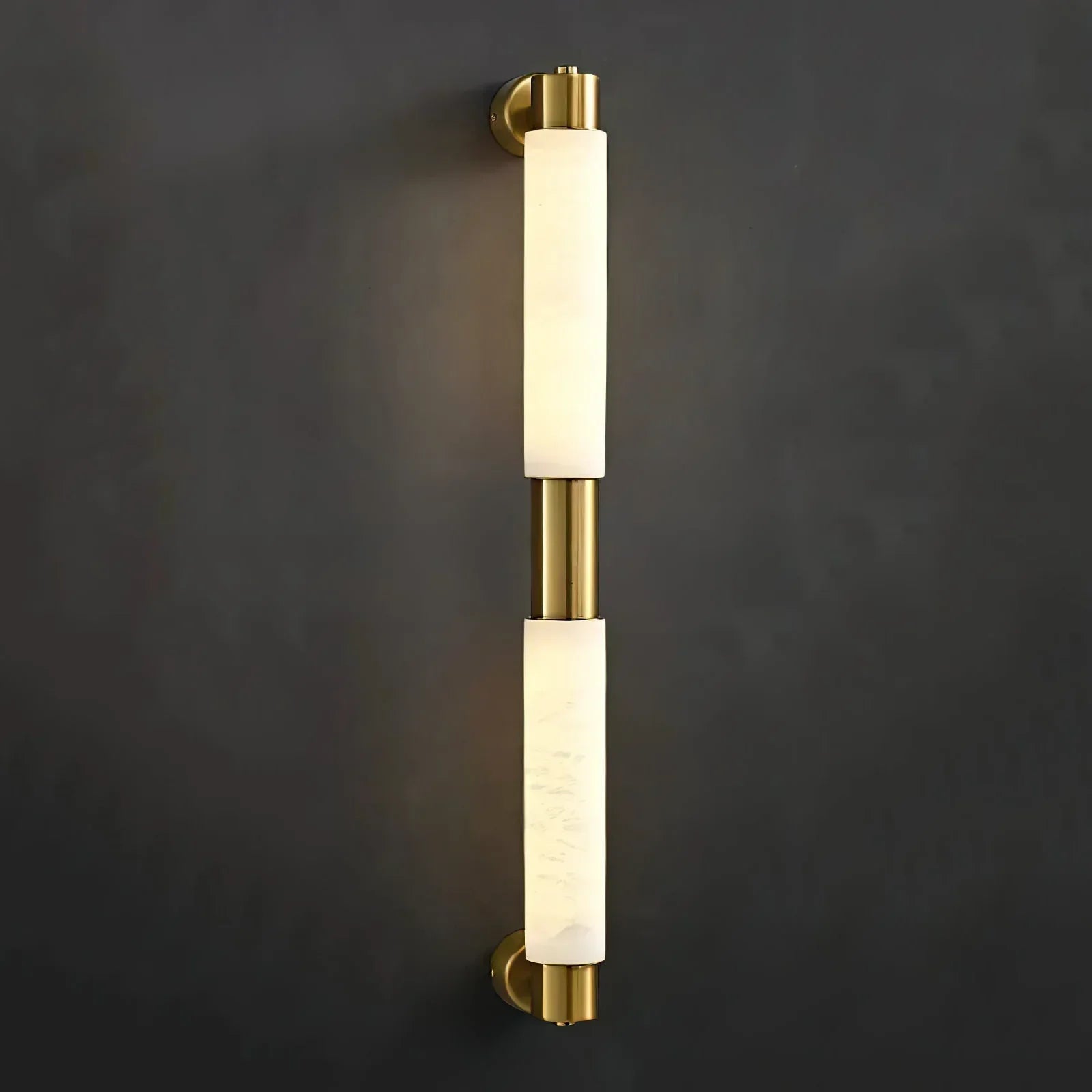 Tube Alabaster Cylinder Wall Lamp 12