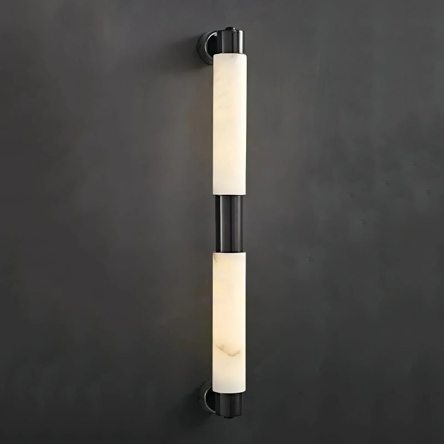 Tube Alabaster Cylinder Wall Lamp 13