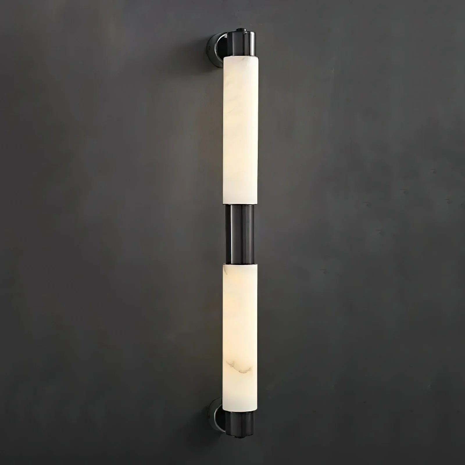 Tube Alabaster Cylinder Wall Lamp 13