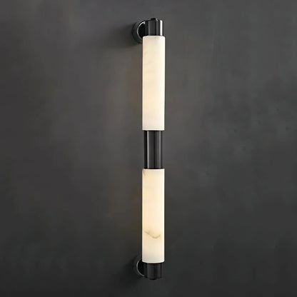 Tube Alabaster Cylinder Wall Lamp 13