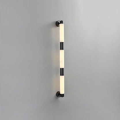 Tube Alabaster Cylinder Wall Lamp 14