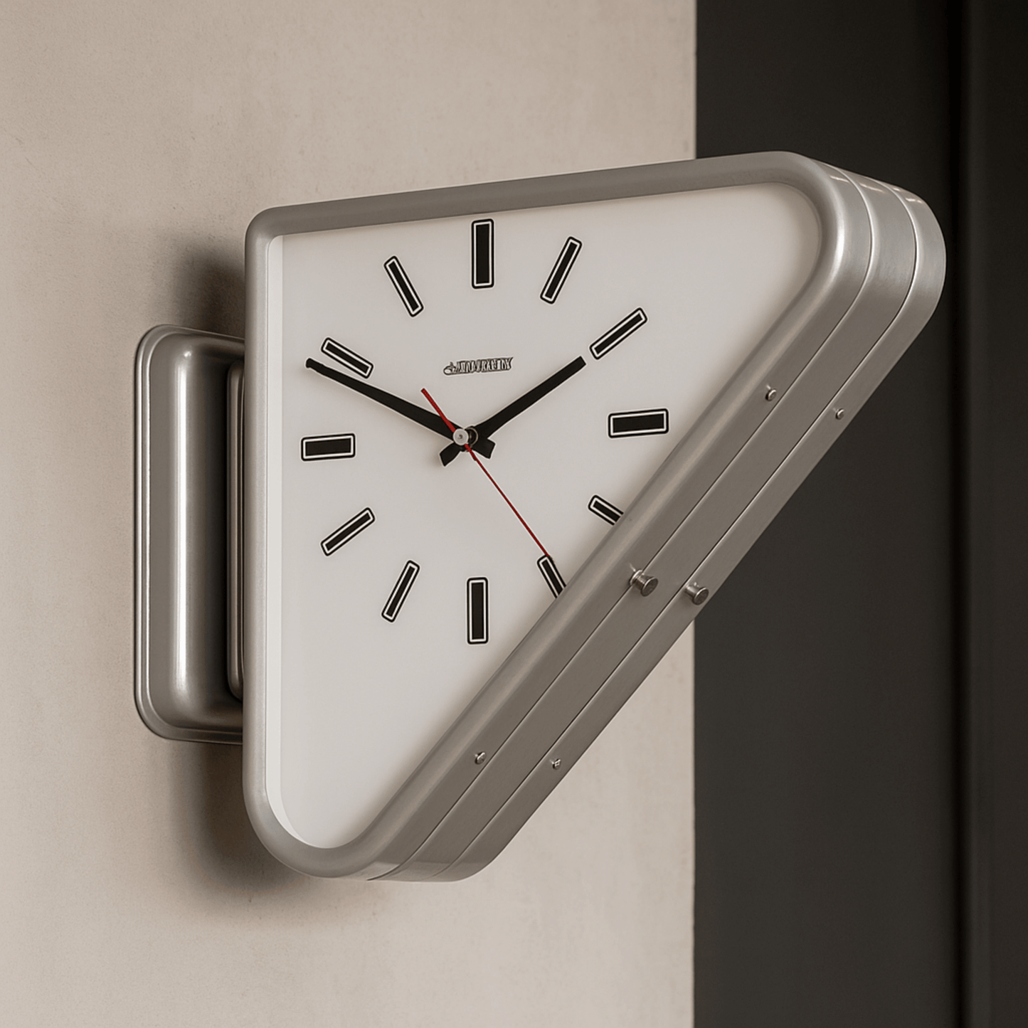 Tvilling Dual-Sided Geometric Metal Wall Clock