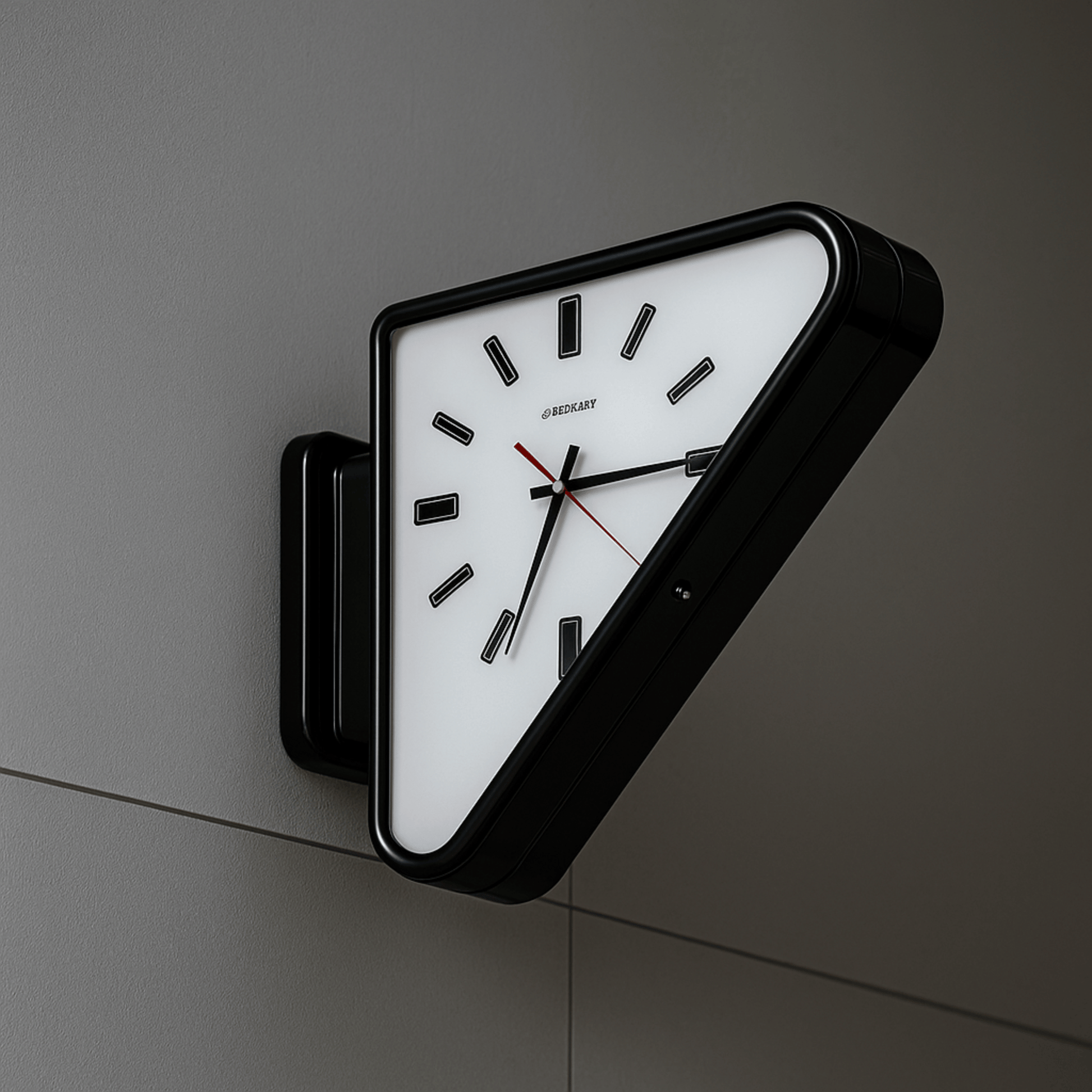 Tvilling Dual-Sided Geometric Metal Wall Clock