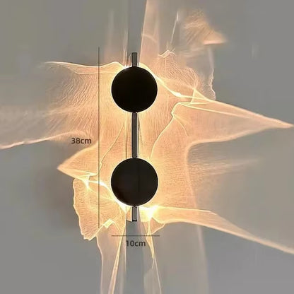 Luxora Ripple Rotating Wall Lamp - Unique Corrugated Wall Sconce with Dynamic Patterns