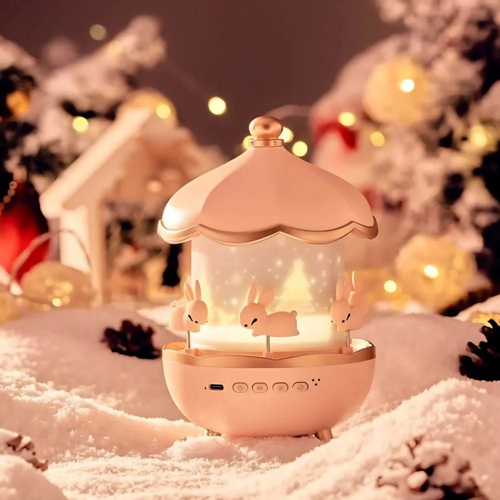 LuxRoyale Starry Night Projection Light With Rotating Sky For Kids Bedtime