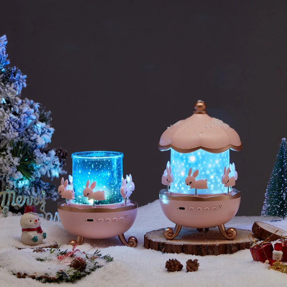 LuxRoyale Starry Night Projection Light With Rotating Sky For Kids Bedtime