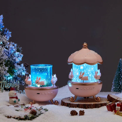 LuxRoyale Starry Night Projection Light With Rotating Sky For Kids Bedtime