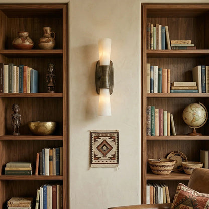 Twist Tapered Alabaster Wall Sconce 4