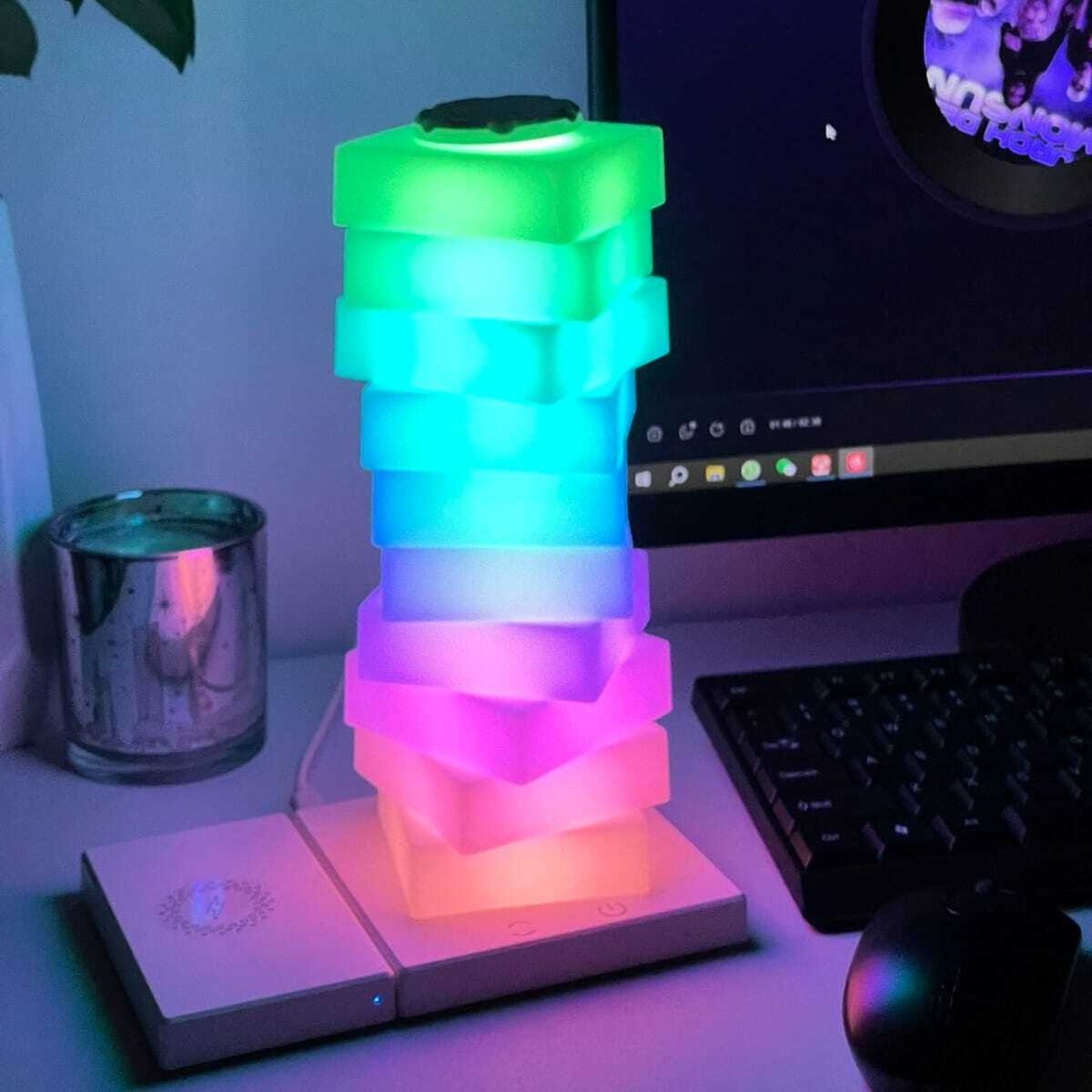 LuxRoyale Twistable Pillar Of Light LED Desk Lamp For Home Decor