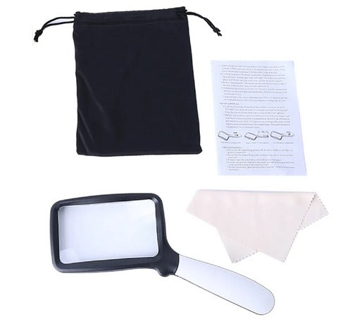 Royaleva Reading Magnifier With LED Lighting, 3x Optical Lens