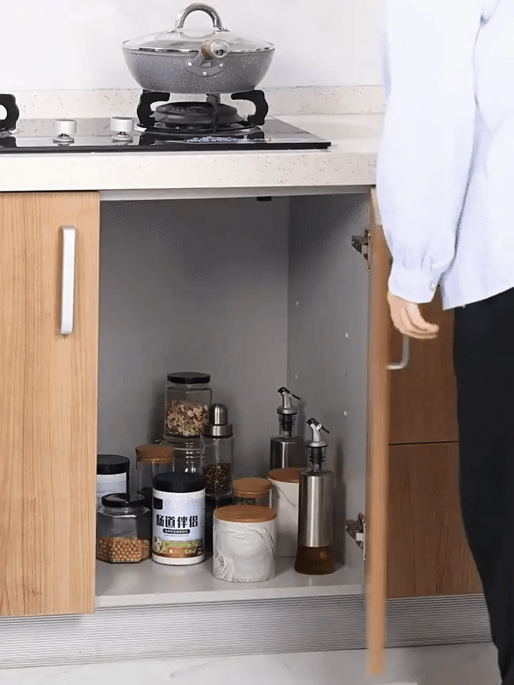 Luxora 2 Tier Slide Out Under Sink Organizer for Kitchen