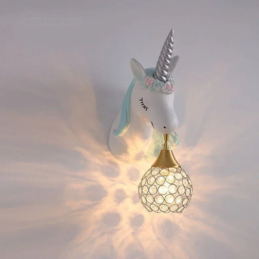 Unicorn Wall Lamp for Kids' Rooms 0