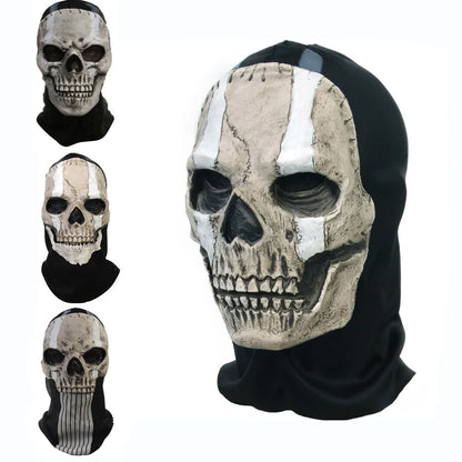 Unisex Halloween Horror Ghost Skull Mask Call of Duty MW2 Latex Headgear Helmet Cosplay Perform Party Masquerade Prop Cosplay 0