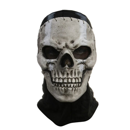 Unisex Halloween Horror Ghost Skull Mask Call of Duty MW2 Latex Headgear Helmet Cosplay Perform Party Masquerade Prop Cosplay 2