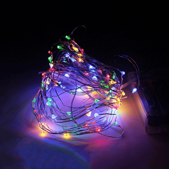RoyaleGlow String Solar Lights Outdoor (Clear Cable) 50M/100M