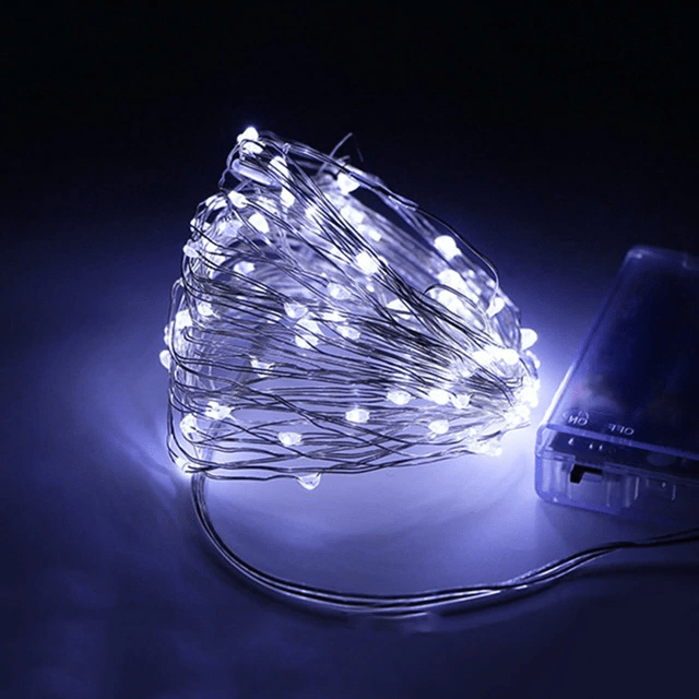 RoyaleGlow String Solar Lights Outdoor (Clear Cable) 50M/100M