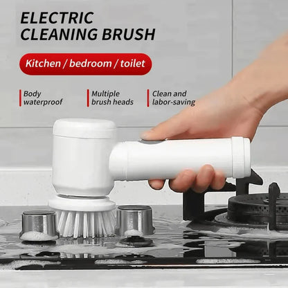 Luxora Electric Cleaning Brush Cordless with Replaceable Heads