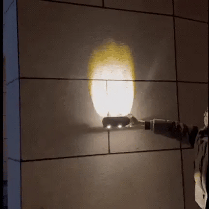 LuxRoyale Solar Powered Wall Light 6 LED Bulbs Outdoor Garden Lighting