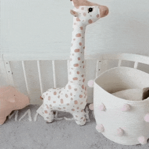 Royaleva Nordic Style Giraffe Plush - Adorable Standing Plush Toy for Kids