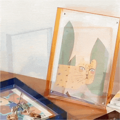 Luxora AcryGlow – Transparent Photo Frame with Modern Minimalist Design