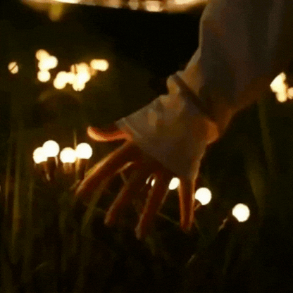 Royelux Firefly Solar Garden Lights – Swaying Warm White Waterproof Outdoor Pathway Decor