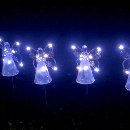 Rayvia Solar Garden Light - Angel Decorative Waterproof Outdoor Pathway Sympathy Lamp