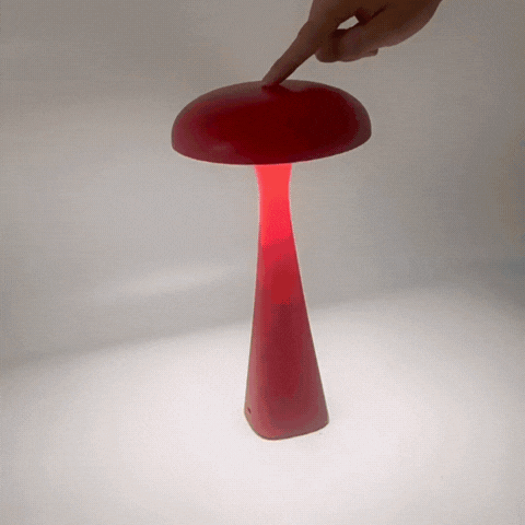 RoyaleGlow Serene Illumination Jellyfish Lamp – Touch Control USB Rechargeable Warm LED Table Light