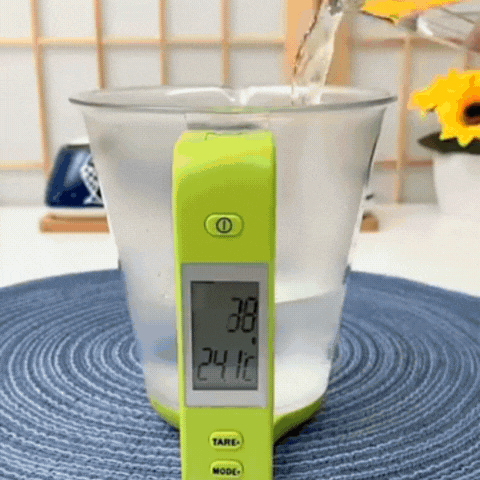Royallure 1000 g Digital Kitchen Measuring Cup Scale – LCD Display, Units-Convert, Detachable