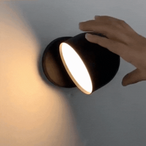 Royallure LED Indoor Wall Lamp 350° Rotatable with Touch Dimming Switch 9W