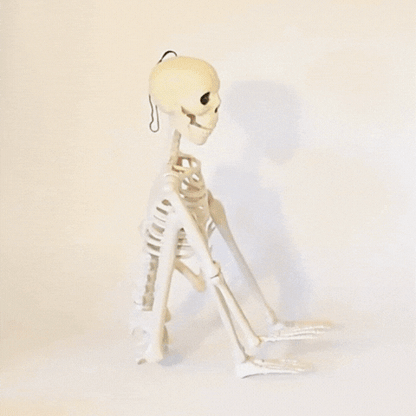 LuxRoyale Movable Human Skeleton Halloween Haunted House Horror Decor