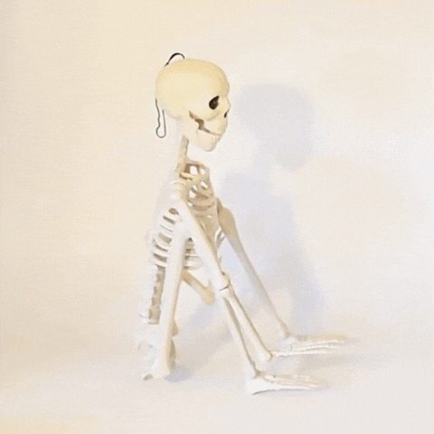 LuxRoyale Movable Human Skeleton Halloween Haunted House Horror Decor