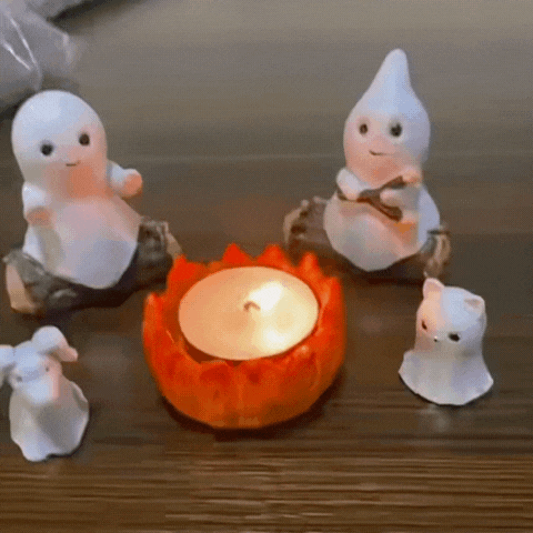 Royallure Halloween Ghost Campfire Decor Set Spooky Outdoor Haunted House Props