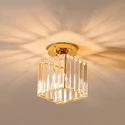 Royallure Modern Flush Mount Ceiling Light in Black and Gold Finish for Elegant Spaces